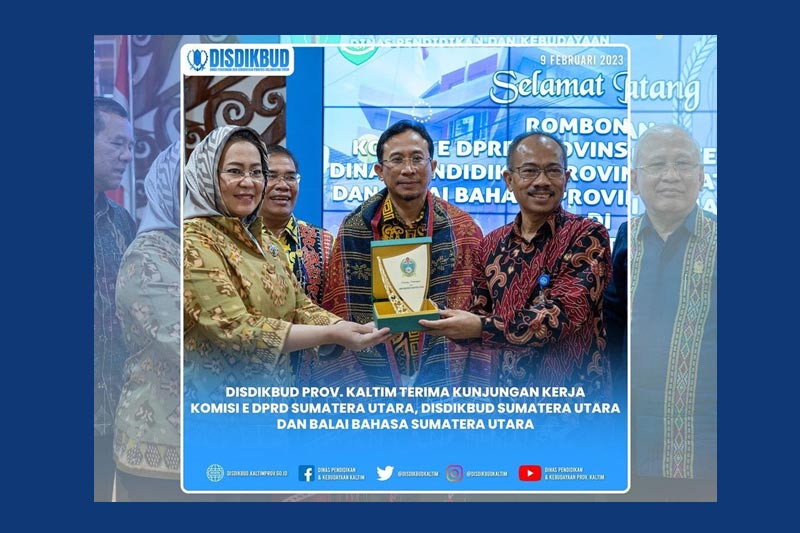 Kunjungan Kerja Komisi E DPRD Sumatera Utara, Disdikbud Sumatera Utara dan Balai Bahasa Sumatera Utara